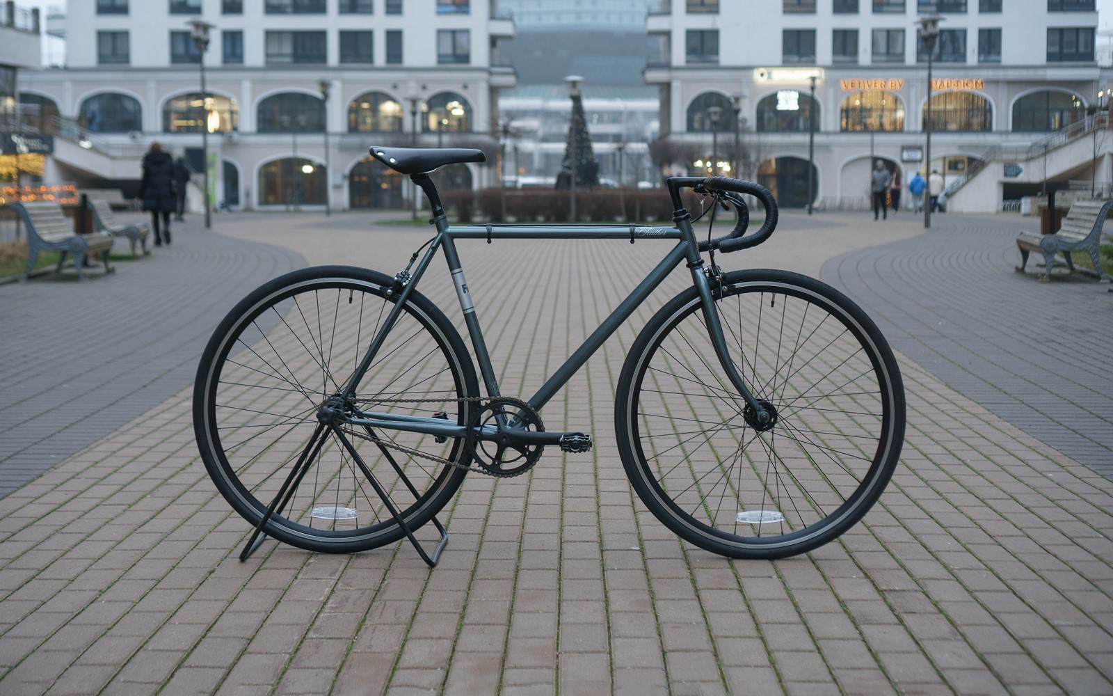 Fuji Feather 54 см Pearl Sage Б/У за 1550 руб. в магазине городских велосипедов City Bikes в Минске.