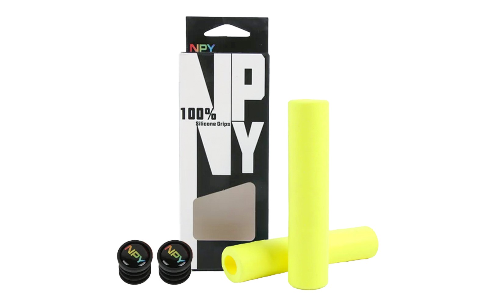 Грипсы NPY Silicone, неоновый жёлтый за 54,99 руб. в магазине городских велосипедов City Bikes в Минске.