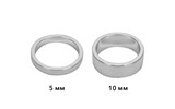 Кольцо проставочное, 5 мм, серебристый за 2,49 руб.