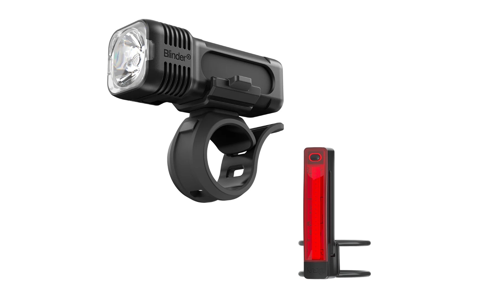 Комплект велофонарей Knog Blinder 400 & Plus 20 за 224,99 руб. в магазине городских велосипедов City Bikes в Минске.
