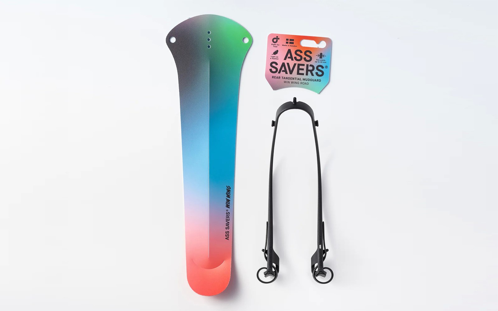 Крыло заднее Ass Savers Win Wing 2 Road Spectrum за 104,99 руб. в магазине городских велосипедов City Bikes в Минске.