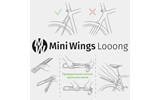 Крыло заднее Mini Wings Looong Classic, оранжевое за 29,99 руб.