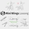 Крыло заднее Mini Wings Looong Clasic, чёрное за 28,99 руб.