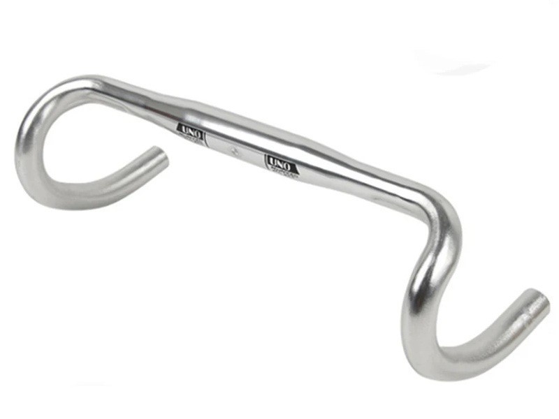 Руль UNO Drop CR12, 31.8 мм, 420 мм, серебристый за 96,99 руб. в магазине городских велосипедов City Bikes в Минске.