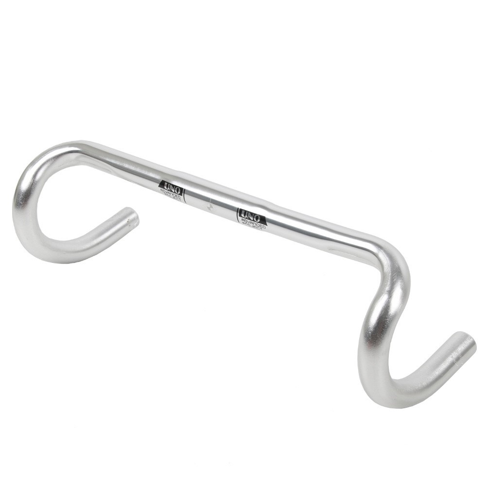 Руль UNO Drop CR21, 25.4 мм, 380 мм, серебристый за 96,99 руб. в магазине городских велосипедов City Bikes в Минске.