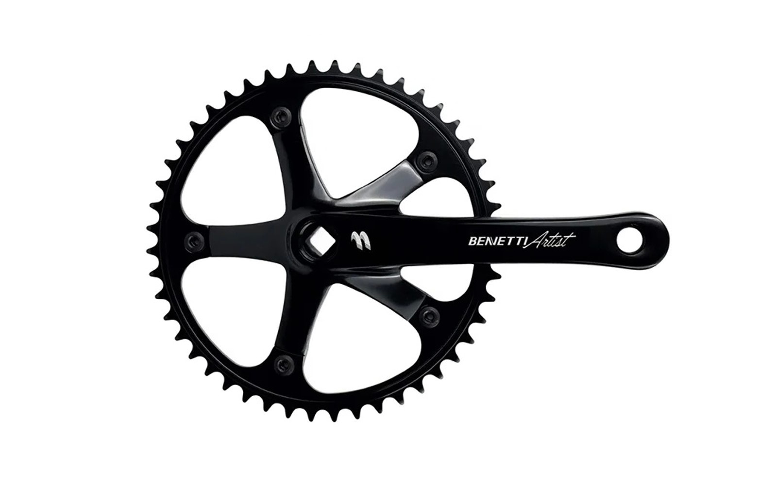 Система BJ Cycle Artist 144 BCD, 165 мм, 48T, чёрный за 234,99 руб. в магазине городских велосипедов City Bikes в Минске.