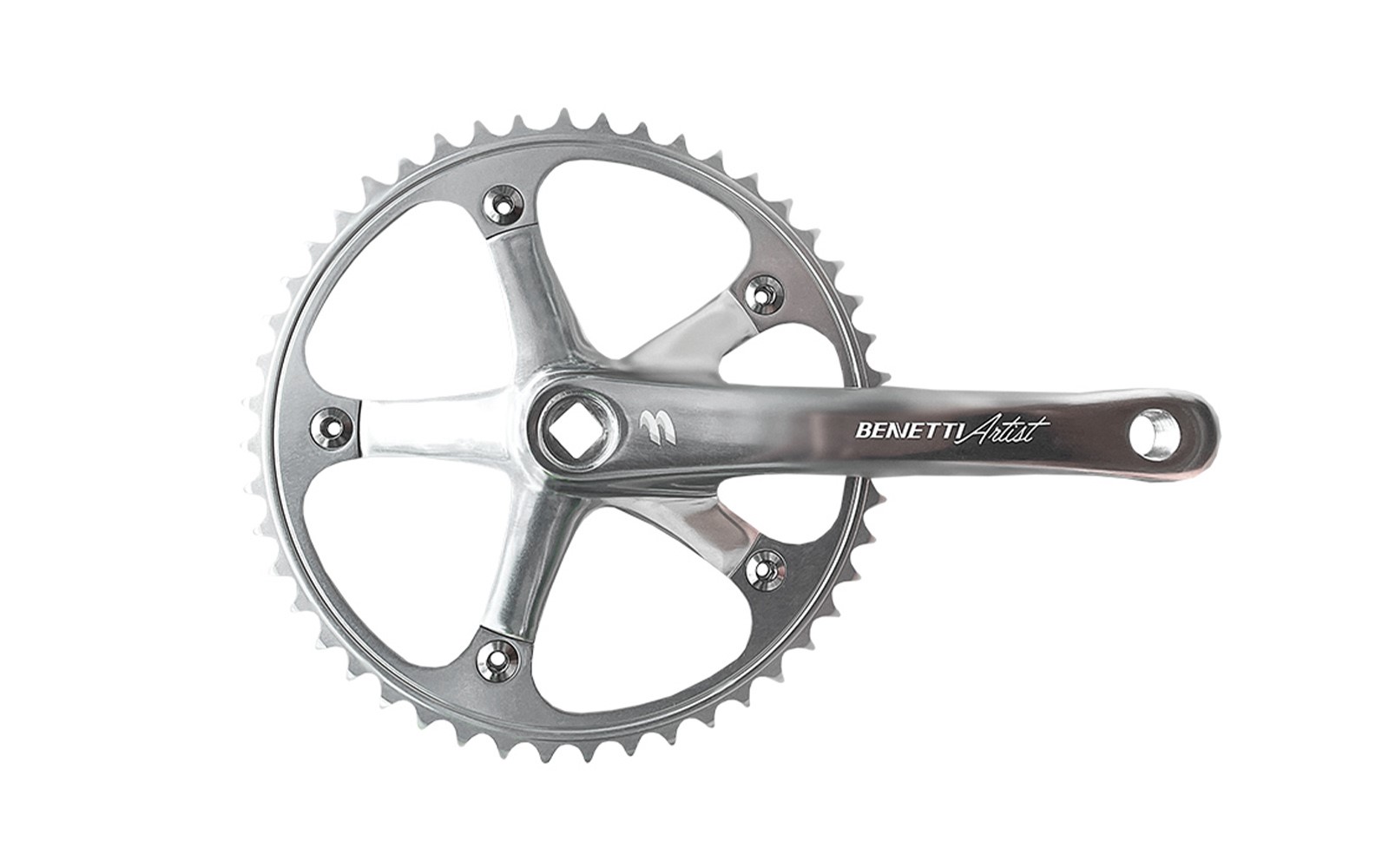 Система BJ Cycle Artist 144 BCD, 165 мм, 48T, серебристый за 234,99 руб. в магазине городских велосипедов City Bikes в Минске.