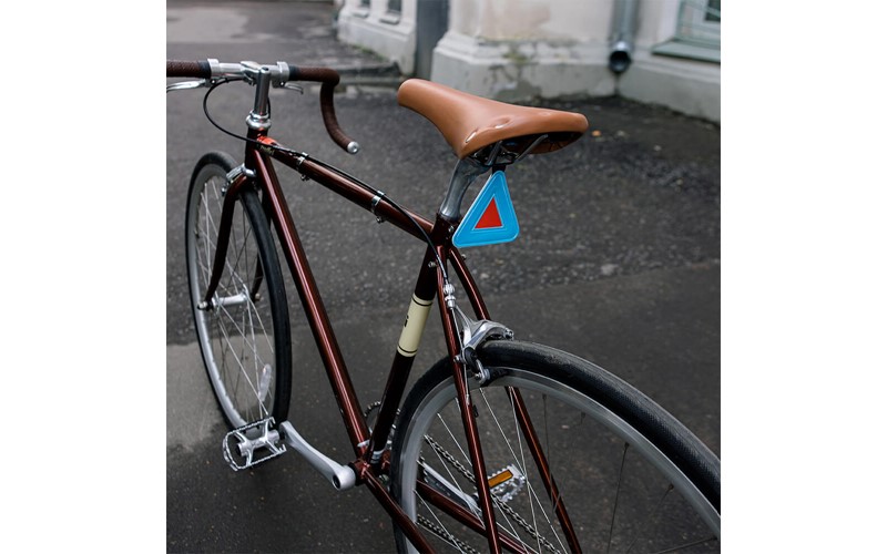 Светоотражающий треугольник it's my!bike, голубой за 28,99 руб. в интернет-магазине городских велосипедов City Bikes в Минске.