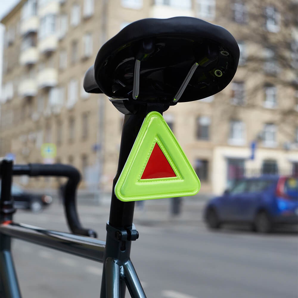 Светоотражающий треугольник it's my!bike, жёлтый за 28,99 руб. в магазине городских велосипедов City Bikes в Минске.