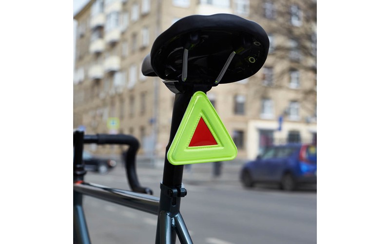 Светоотражающий треугольник it's my!bike, жёлтый за 28,99 руб. в интернет-магазине городских велосипедов City Bikes в Минске.