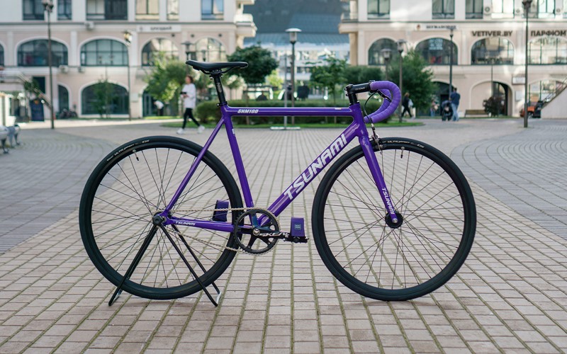 Велосипед Tsunami SNM100 (Purple) Drop Bar за 2350 руб. в интернет-магазине городских велосипедов City Bikes в Минске.